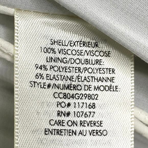 ALICE+OLIVIA Dory Romper Shorts Sz 0 Black Stripe Off Shoulder Ruffled Coastal - Picture 11 of 12